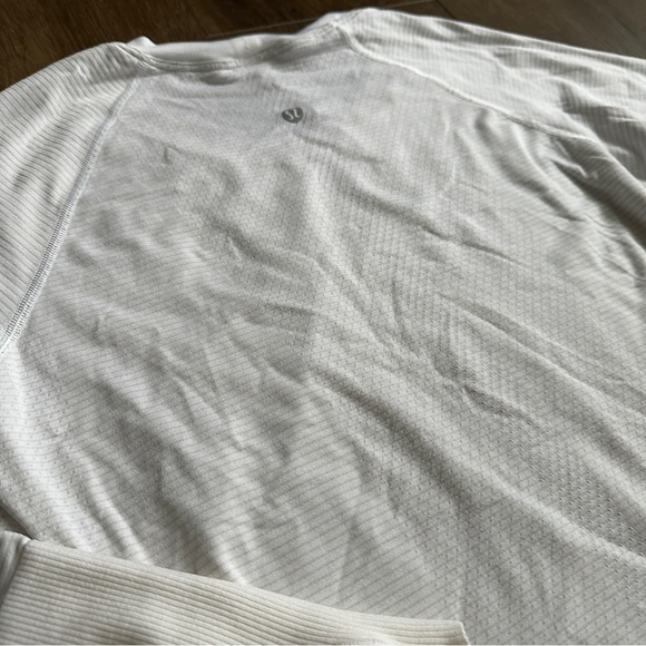 Lululemon Swiftly Tech Long Sleeve Shirt 2.0 Race Length - Size 10 - White - Picture 7 of 10